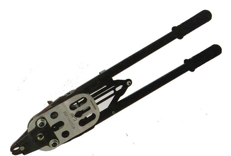 C50 Professional Manual Hog Ring Plier for Gabion Fixing C-ring