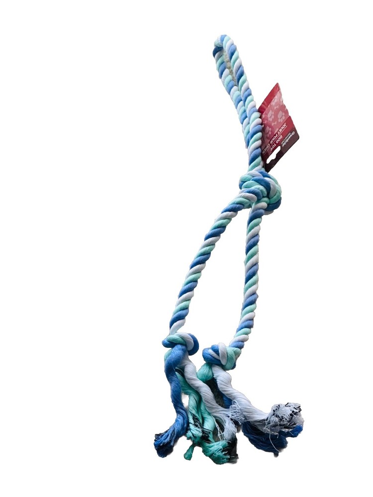 Greenbriar Kennel Club Dog Rope Toy Multicolored Interactive Heavy Duty