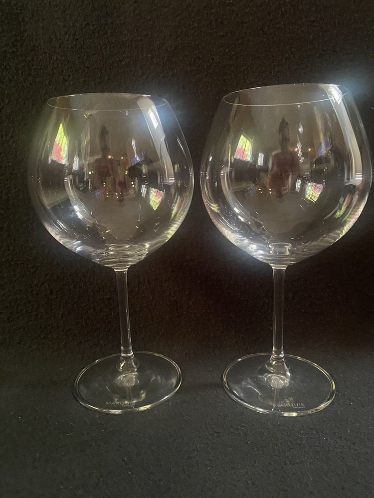Waterford Marquis Crystal 2-Piece 8.75 Balloon Wine Glass Set Discontinued