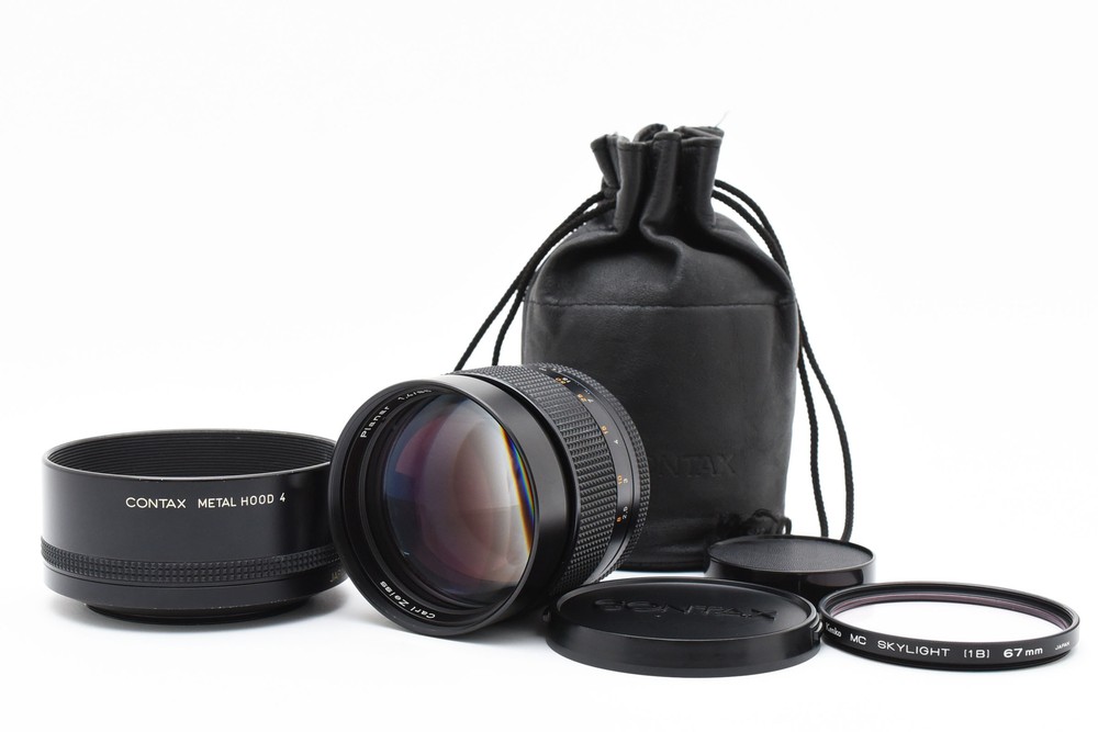 Carl Zeiss Planar T 85mm f1.4 AEG C Y Mount Manual Focus Lens Exc+5 Japan