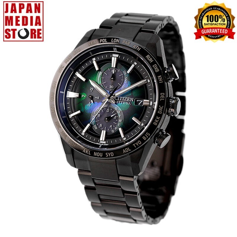Citizen Attesa AT8286-65E LAYERS of TIME Limited Balck Men Watch CHRISTMAS SALE-image