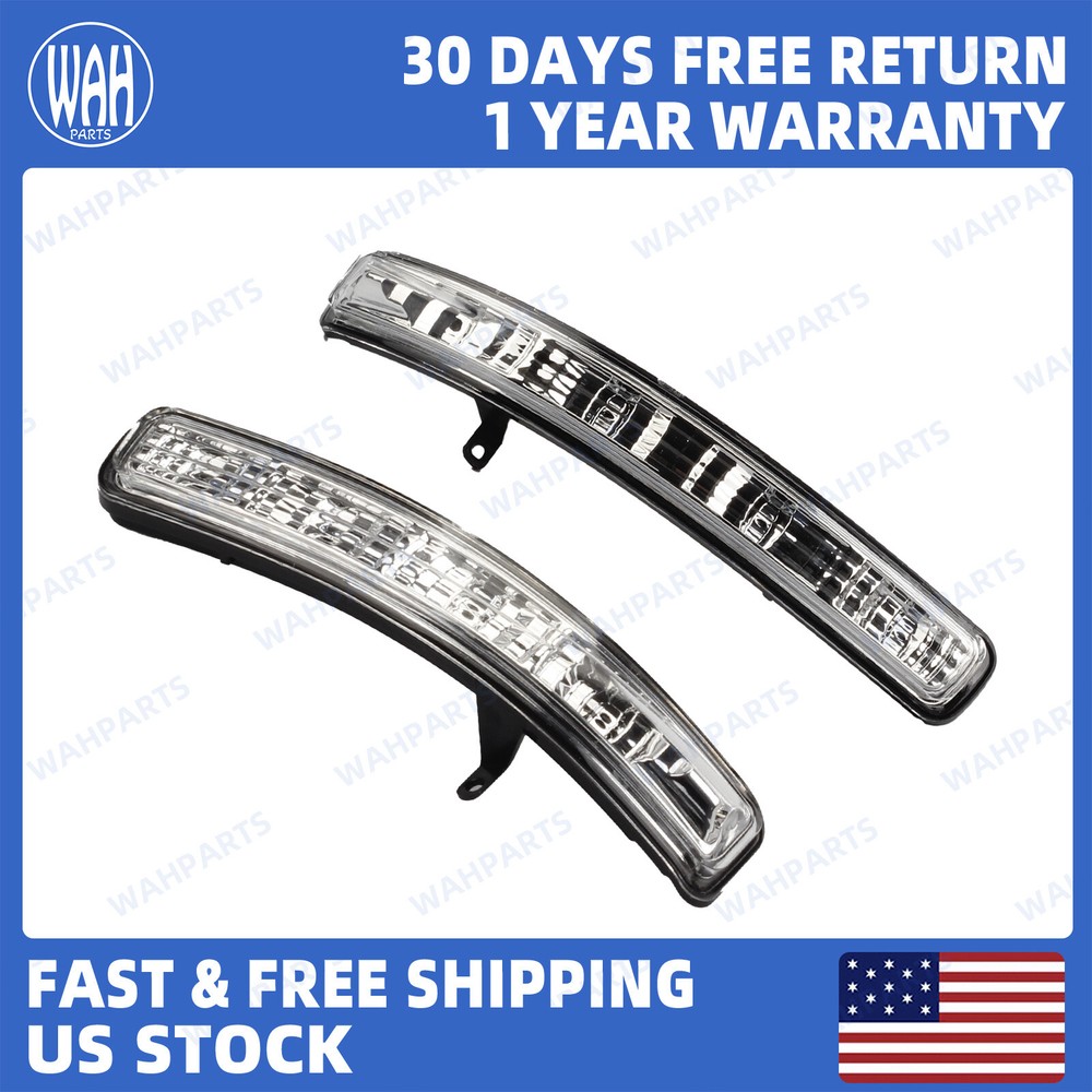 2PCS For 2011-2019 Ford Explorer Left & Right Mirror Turn Signal Light LED Lamp