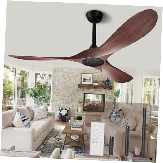 52 Inch Indoor Outdoor Ceiling Fan with Remote Control  