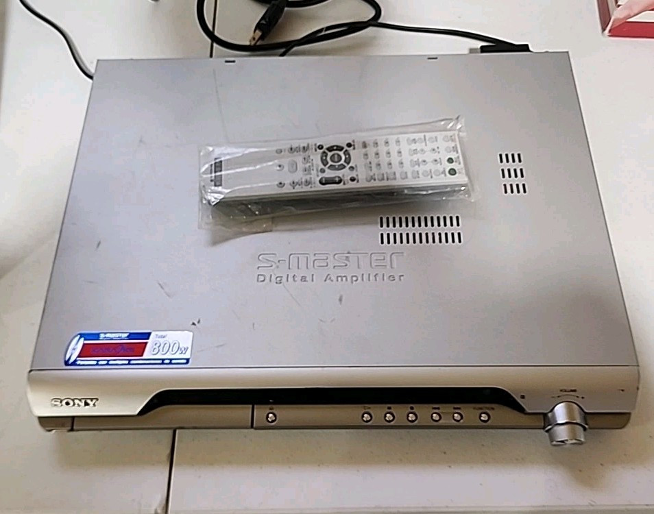 Sony DAV-DZ3K DVD S-MASTER DIGITAL AMPLIFIER W/ REMOTE