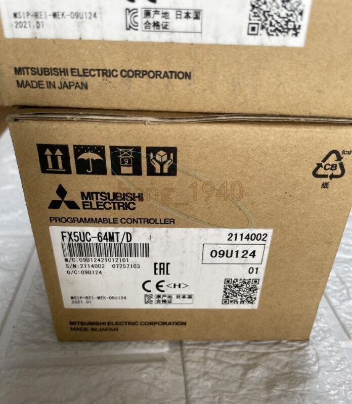 One New Mitsubishi FX5UC-64MT/D programmable controller FX5UC64MTD