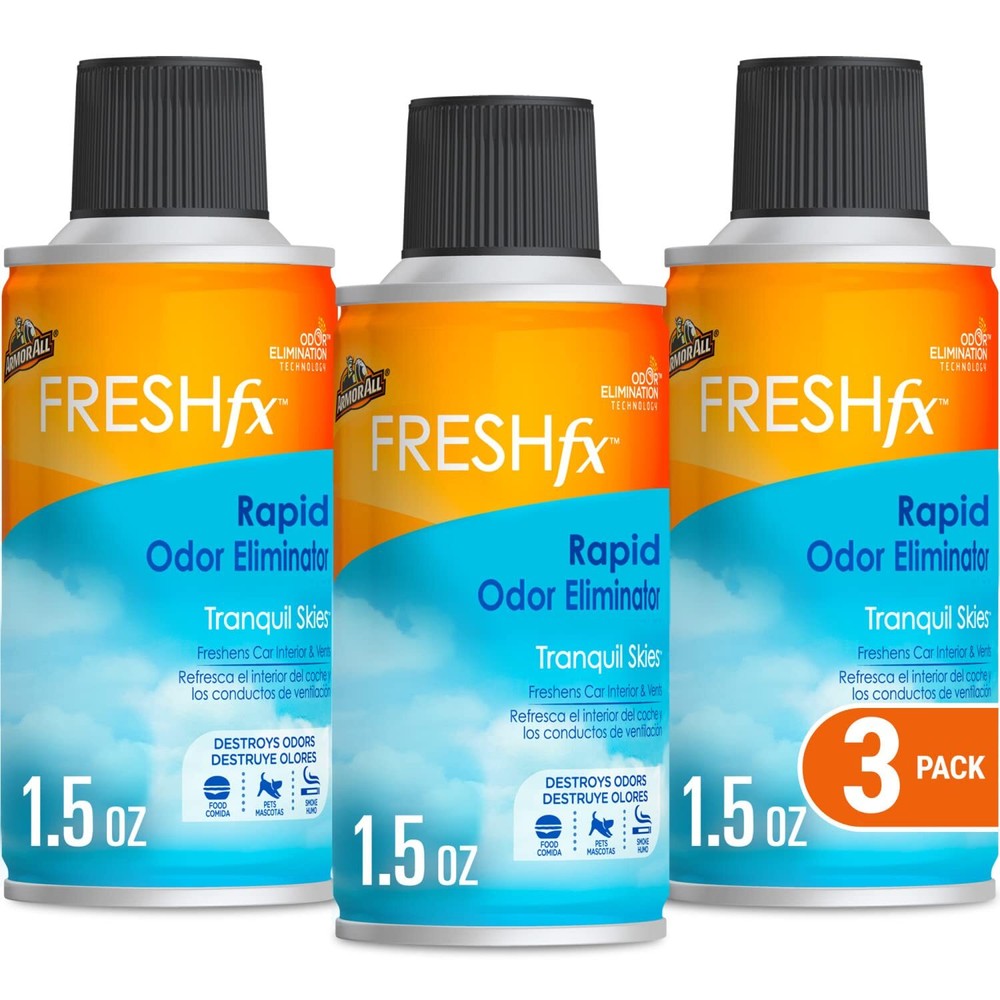 Car Air Freshener and Purifier Car Odor Eliminator 1.5 Ounce Pack of 3