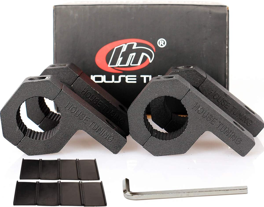 1 Inch Bar Clamp Pack of 4 for Roof Rack Tube Mounts Horizontal Bar Clamp