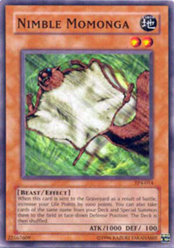 Nimble Momonga TP4-014 Common Unlimited Edition x1 Moderately Played