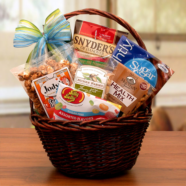 Delicious and Healthy Mini Sugar Free Gift Basket