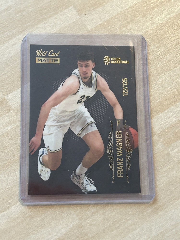 Franz Wagner /125 2022 Wild Card Matte Touch Basketball Rookie Card Rc