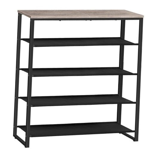 Shoe Rack, 5 Tier Shoe Storage 29.5