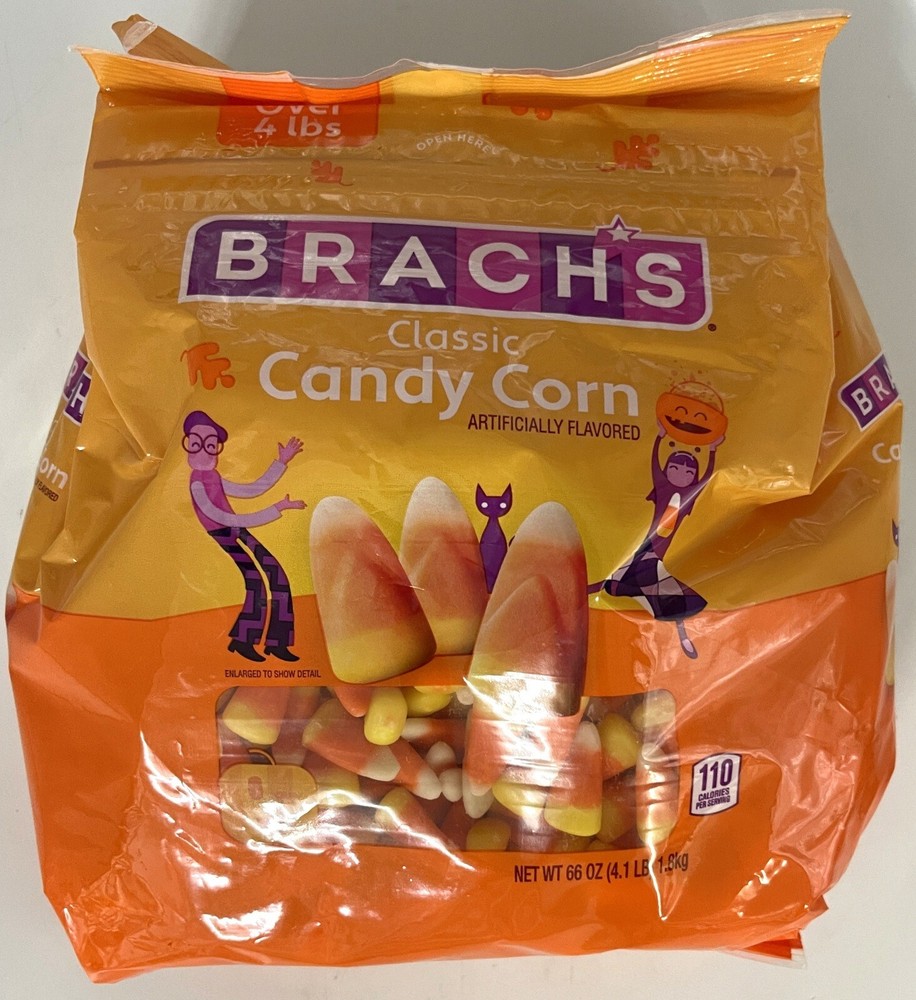 Brach's Candy Corn Bag Bulk Candies 66 Oz Orange Yellow Halloween Fall Classic