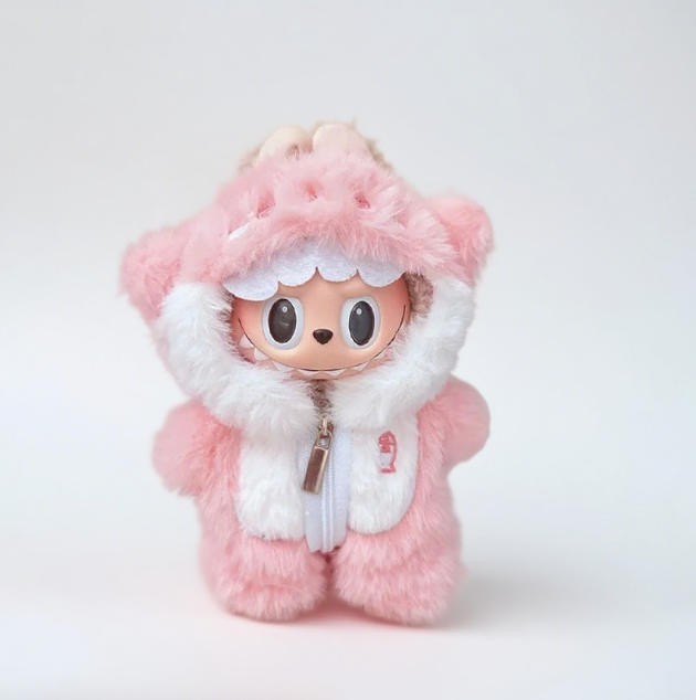 (No Toys)Bodysuit Set For POP MART LABUBU The Monsters Plush Doll Clothes Outfit