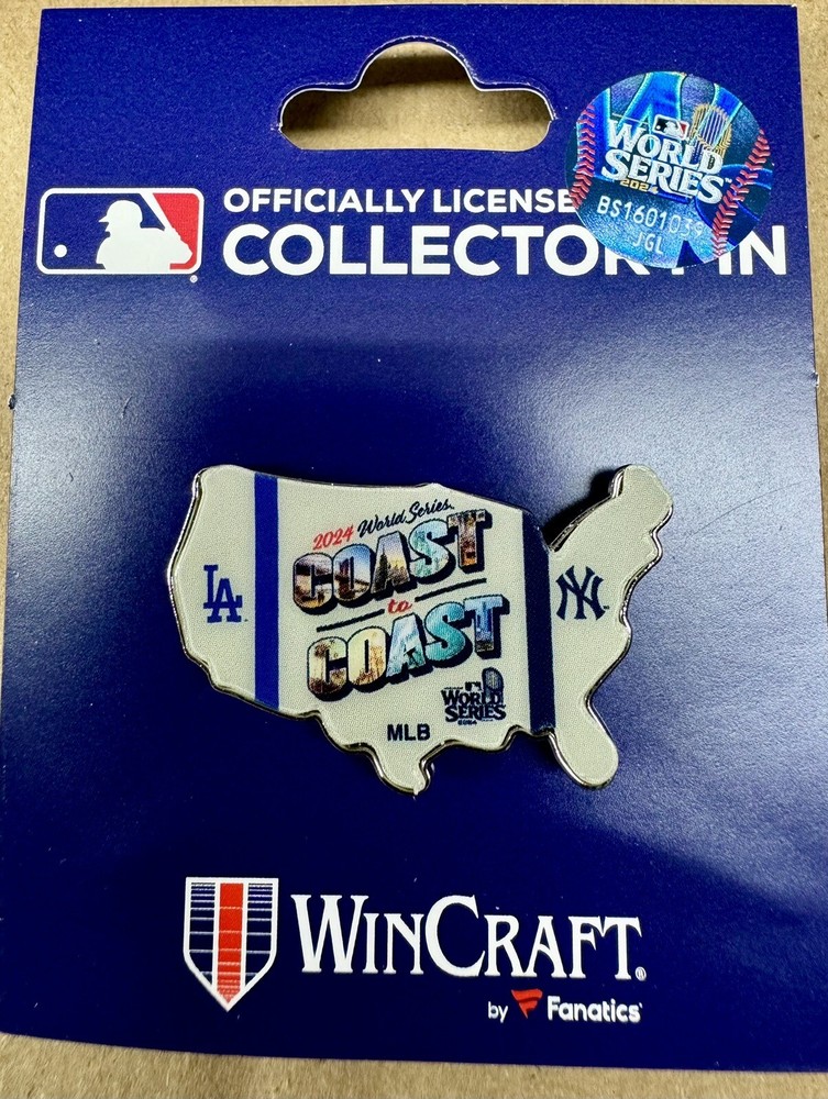 NY YANKEES PIN WORLD SERIES 2024 LA DODGERS MLB JUDGE OHTANI EAST VS WEST COAST