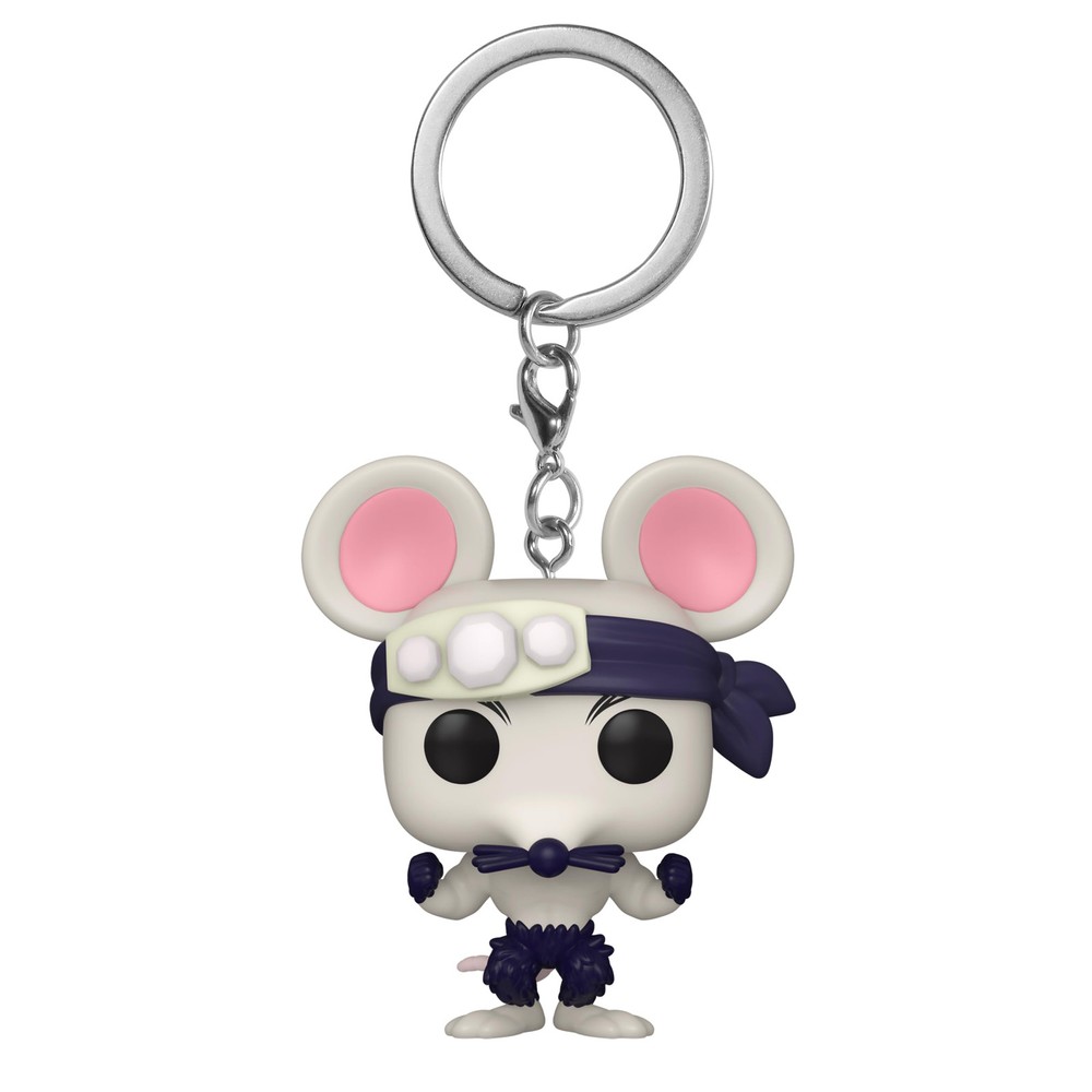 Funko POP Keychain Demon Slayer Muscle Mouse Collectible Novelty Keyring