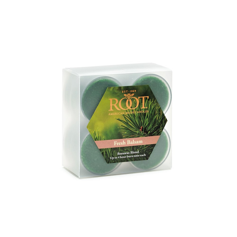 Holiday Scented Beeswax Tealights Handcrafted 4-Hour Burn Time