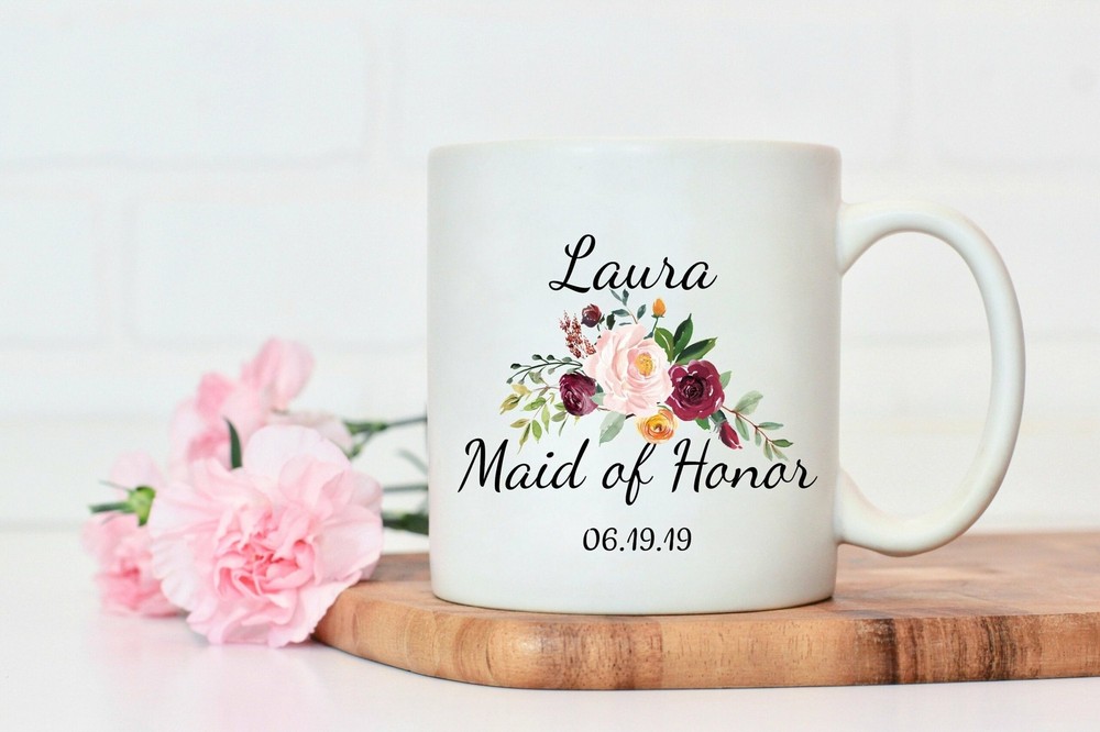 Personalized Maid Of Honor Mug Bride Tribe Mug Bridesmaid Mug Bride Squad Maid