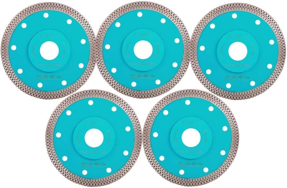 Supper Thin Tile Blade 4.5 Inch 5 Pack Diamond Porcelain Saw Blade Ceramic...