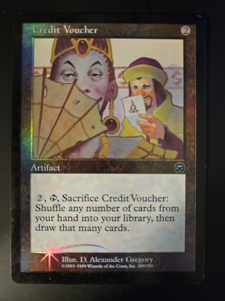 Credit Voucher MP FOIL Mercadian Masques MTG FREE SHIPPING-image