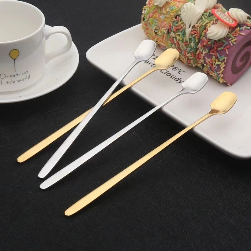 Stylish durable metal spoon