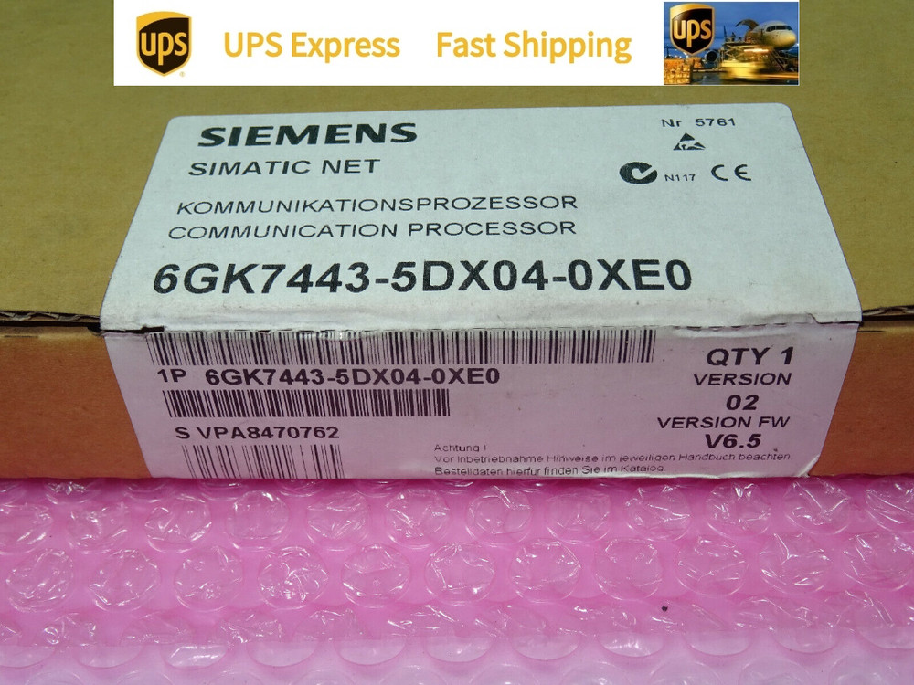 6GK7443-5DX04-0XE0 SIEMENS New Factory Sealed Spot Goods Expedited Shipping