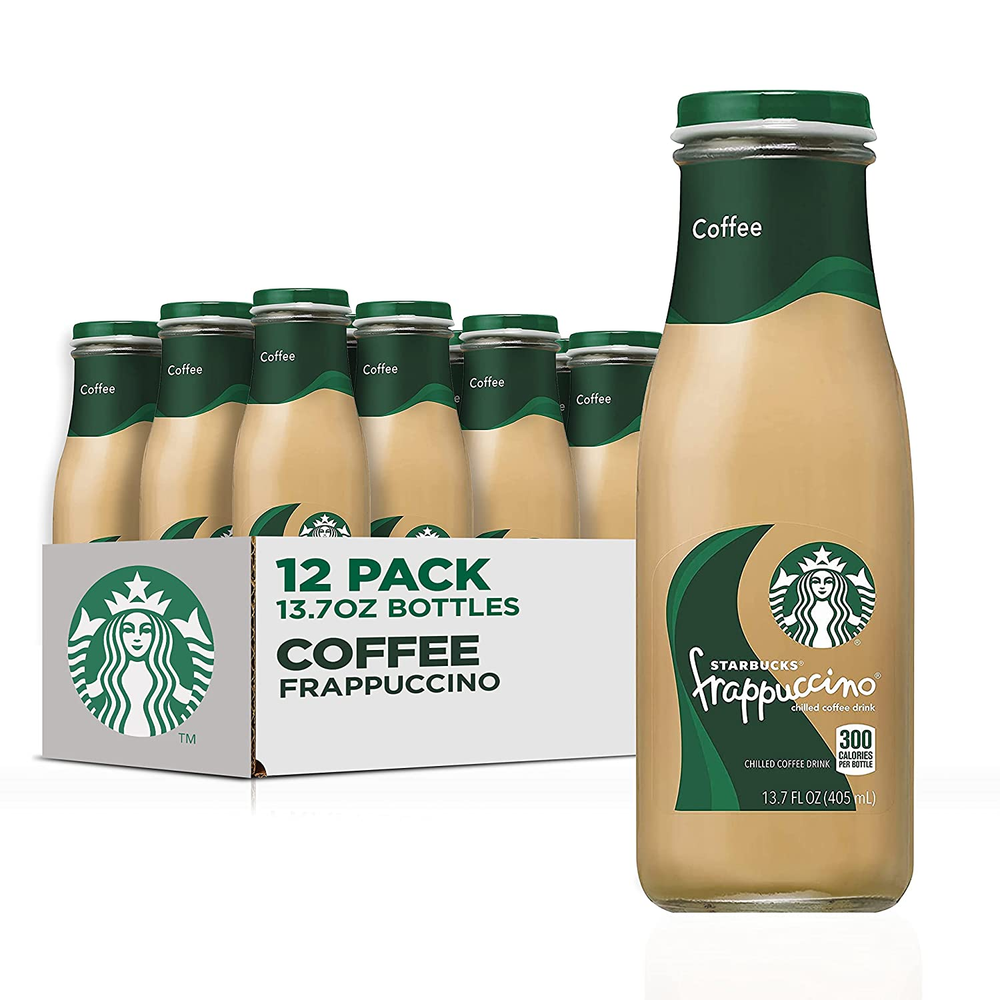 Frappuccino Coffee Drink 13.7oz Bottles Pack of 12 Iced Coffee Beverage