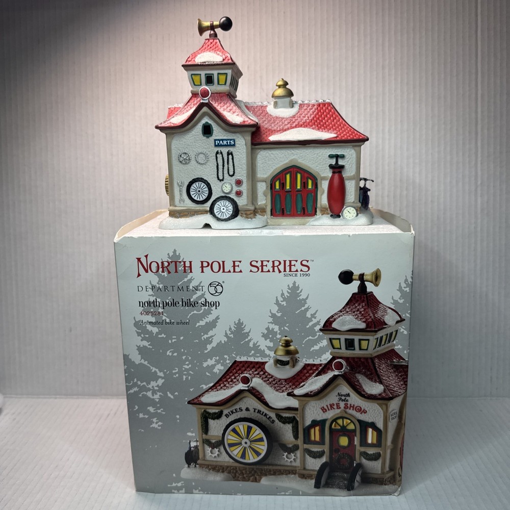 Department 56 North Pole Series North Pole Bike Shop 4025281