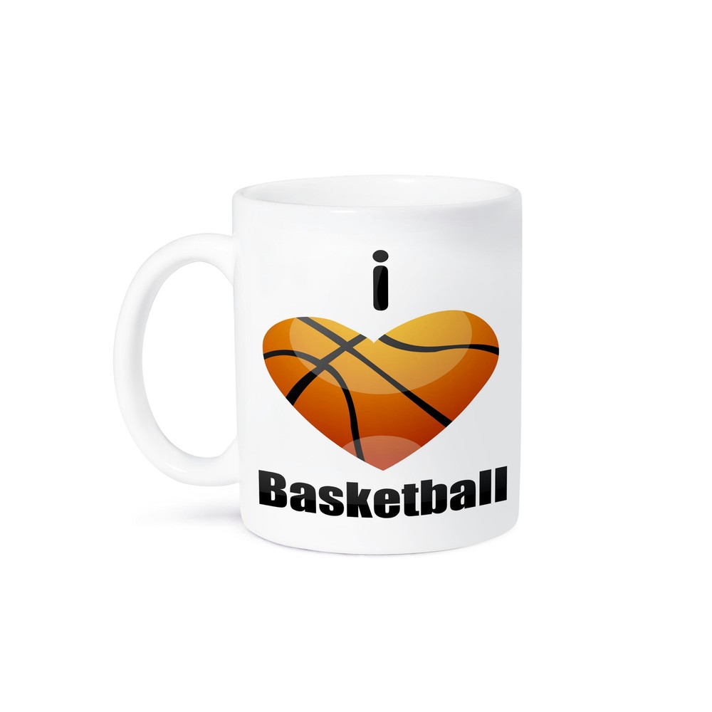 3dRose, I Love Basketball, Mug