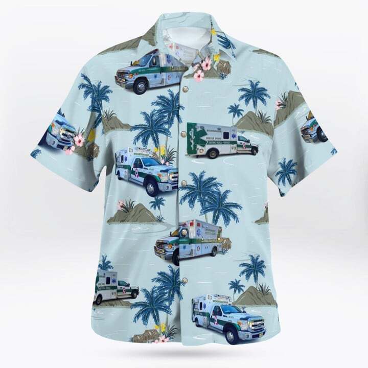 Mountainside Rescue Squad New Jersey Hawaiian Shirt for Fans and Supporters of Local Heroes