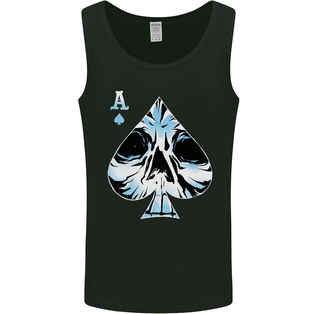 Ace of Spades Skull Mens Vest Tank Top