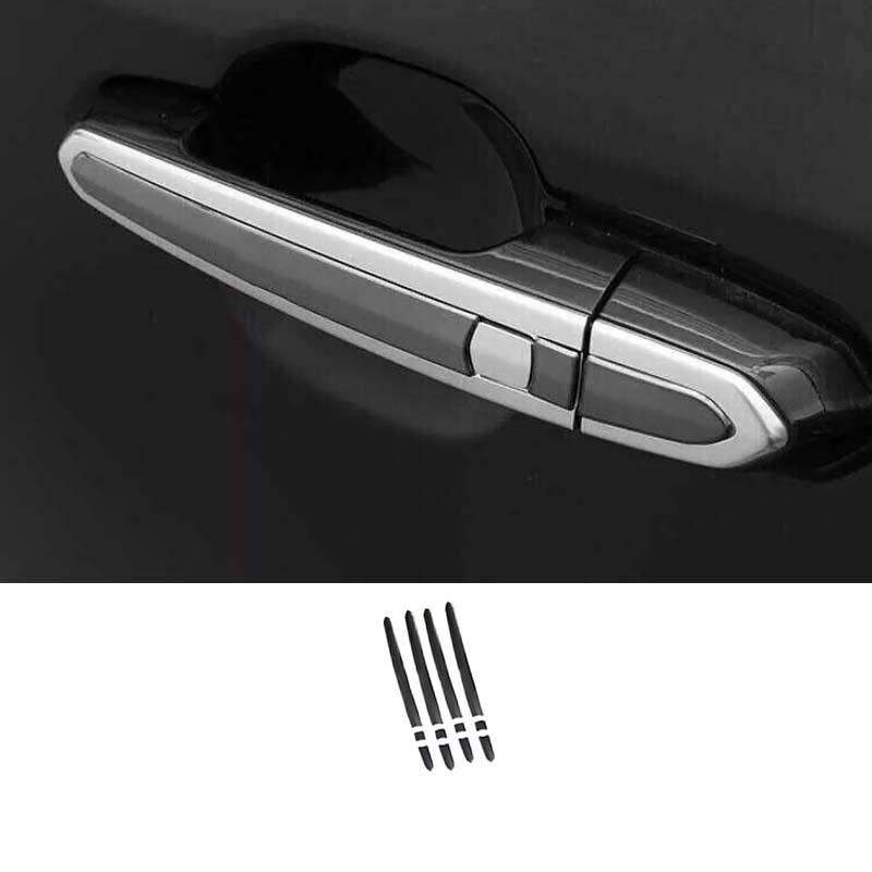 Black Steel Door Handle Cover for Cadillac CT4 CT6 XT4 XT5 XT6 ATS XTS Models