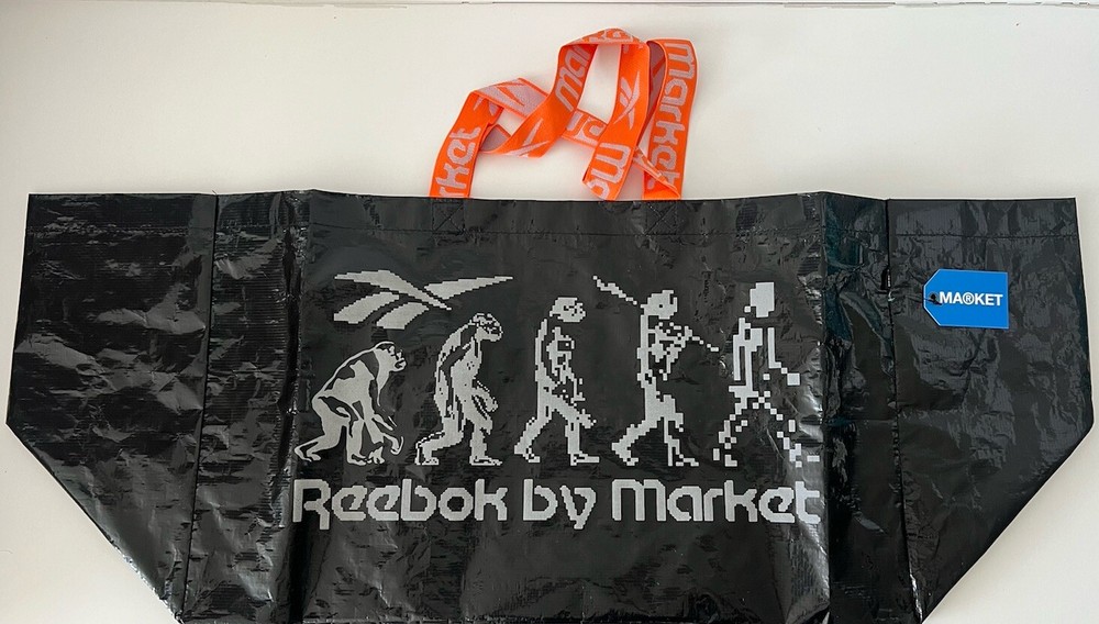 Reebok X Market  Tote Bag In Pixel Pattern Rare Complex Con Release Only