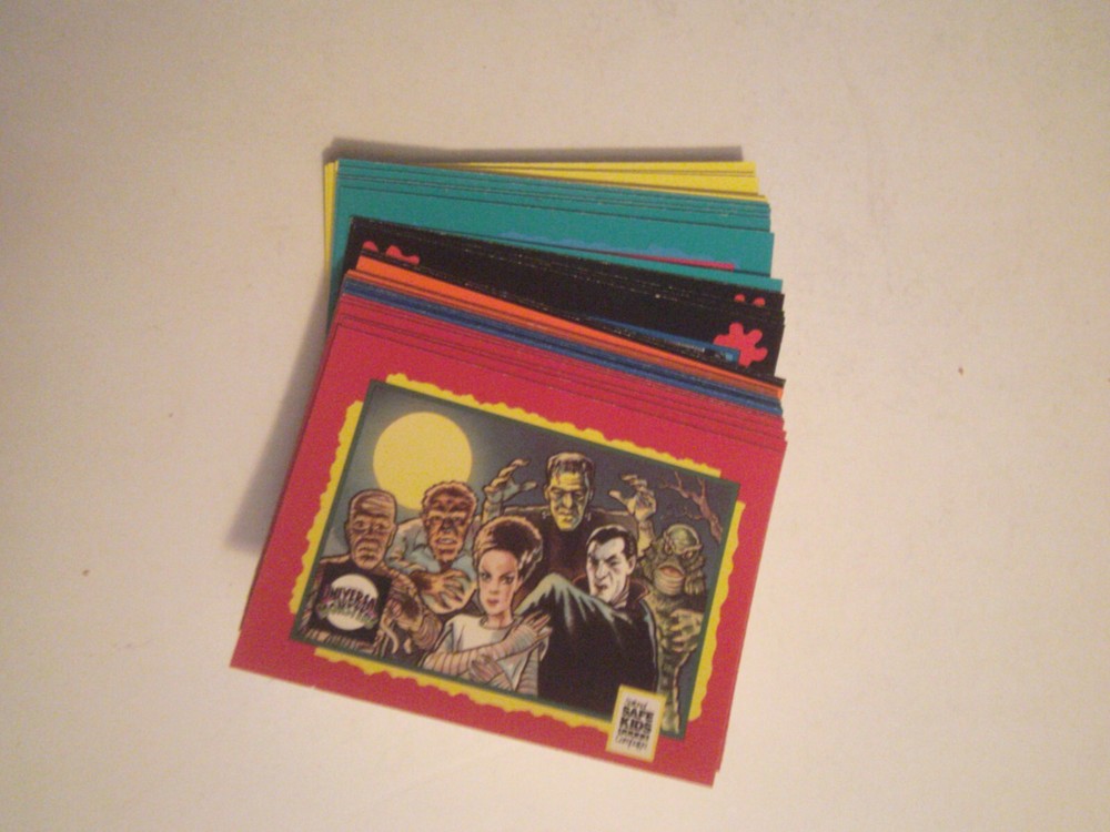 Trading Card Treats Set 36 Trading Cards Marvel Universal Monsters Nintendo 1991