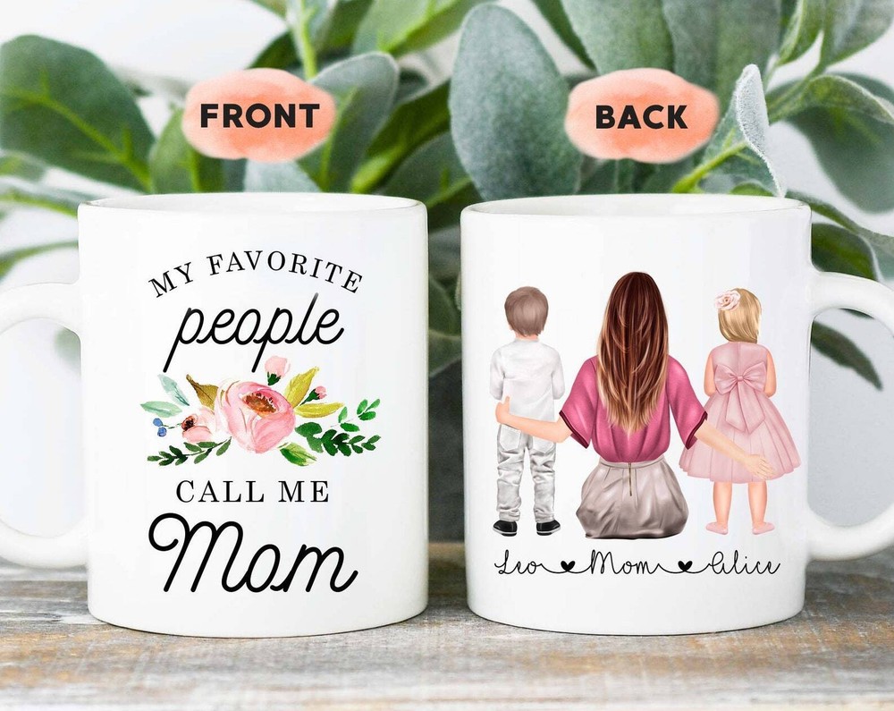 Mother Mug Worlds Best Mom Gift Mom With Child Mug My Favorite People Call Me