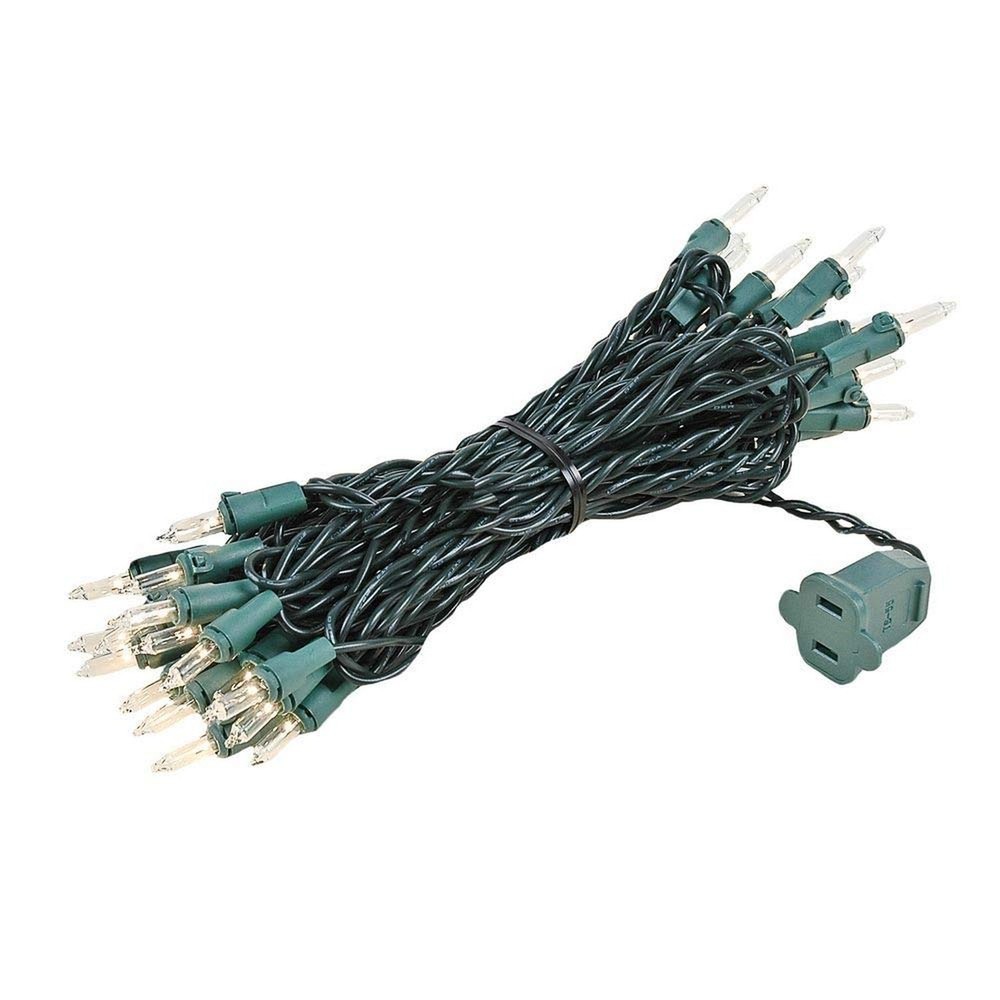 Vintage 5ft Mini String Lights with 35 Clear Bulbs for Holiday Decor