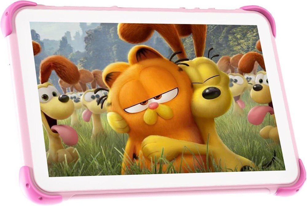 Kids Tablet 10 inch for 3-7 32GB ROM Toddler with Pink