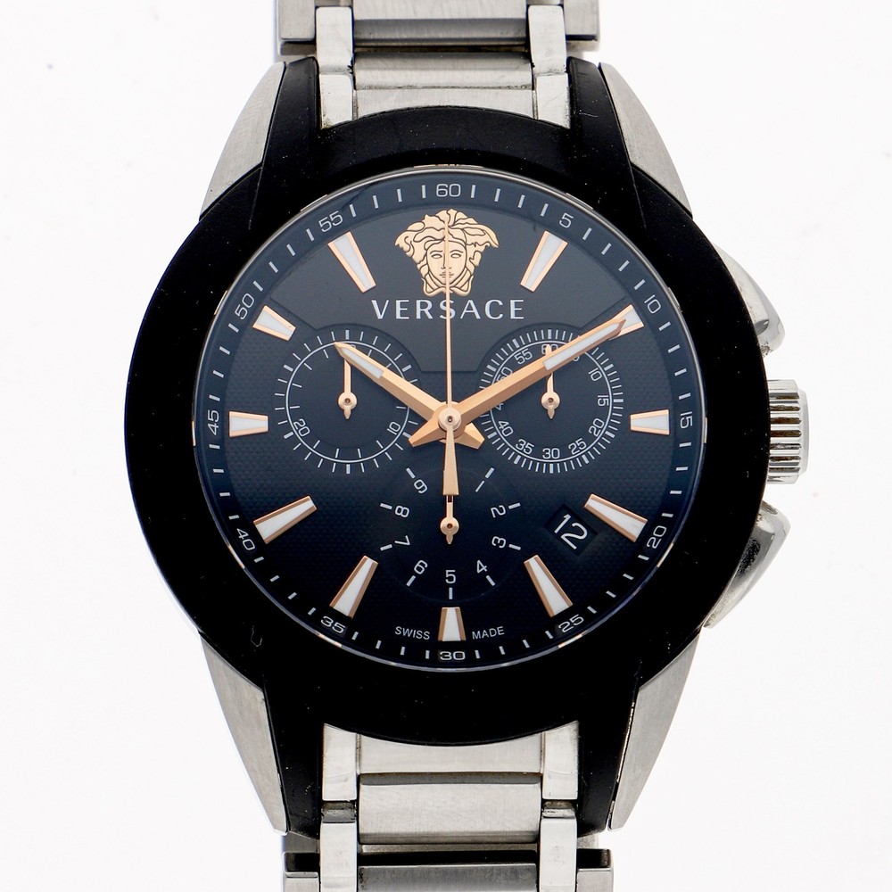 Genuine Versace VEM8002 Men's Chronograph Quartz Watch Date Display VEM8