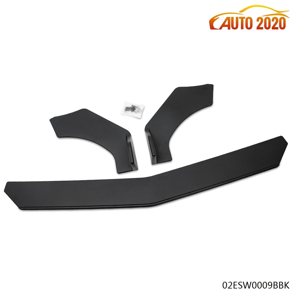 Universal  Front Bumper Lip Chin Spoiler Splitter Fit For GMC Honda Civic BMW
