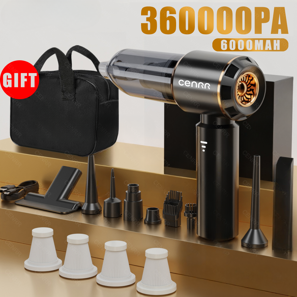 360000PA Mini Car Vacuum Cleaner Cordless Powerful Wireless HandHeld Home New US