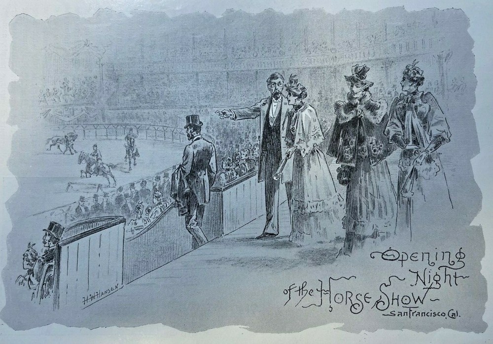 1895 Horses Horse Progress on Pacific Coast Horse Racing illustrated