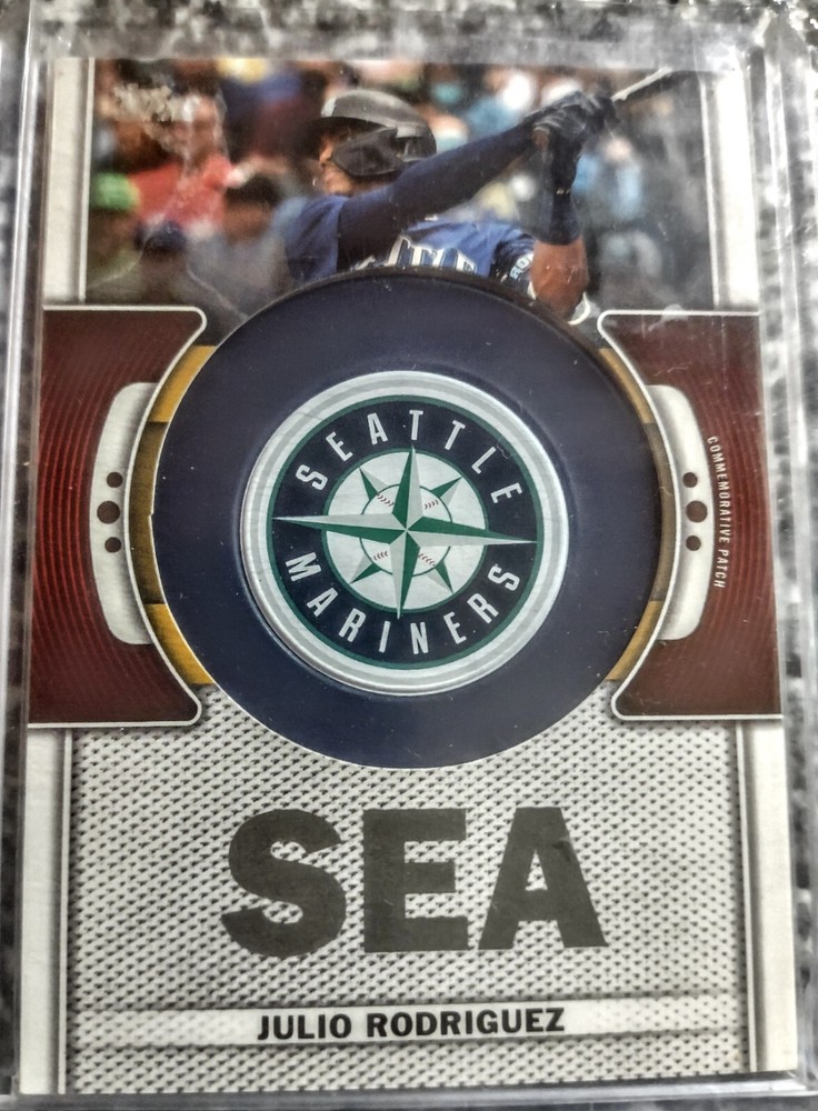 2023 Topps Series 1 - Team Logo Commemorative Patches #TLP-JR Julio Rodriguez