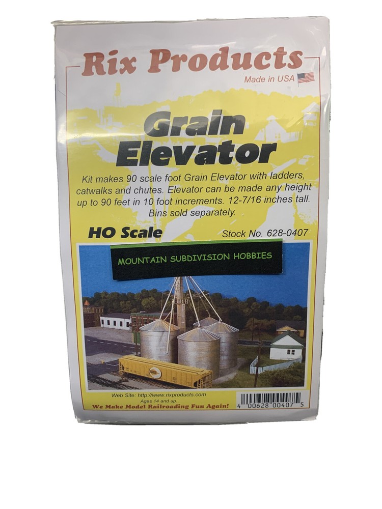 RIX 407 HO GRAIN ELEVATOR (KIT)        MODELRRSUPPLY $5 Coupon Offer-image