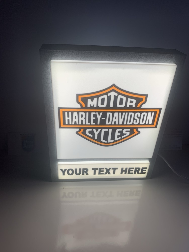 Harley Davidson Dealership Sign Replica. Customizable!