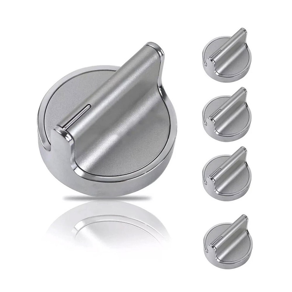 5 Pcs Upgraded W10594481 Gas Stove knobs for Whirlpool WCG55US0HS00 Range Oven