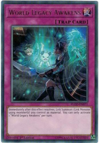 World Legacy Awakens FLOD-EN071 Rare 1st Edition x3 Near Mint