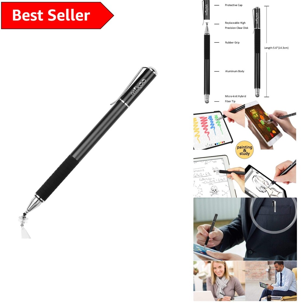 Precision 2-in-1 Stylus Pen for Touch Screens with Enhanced Writing
