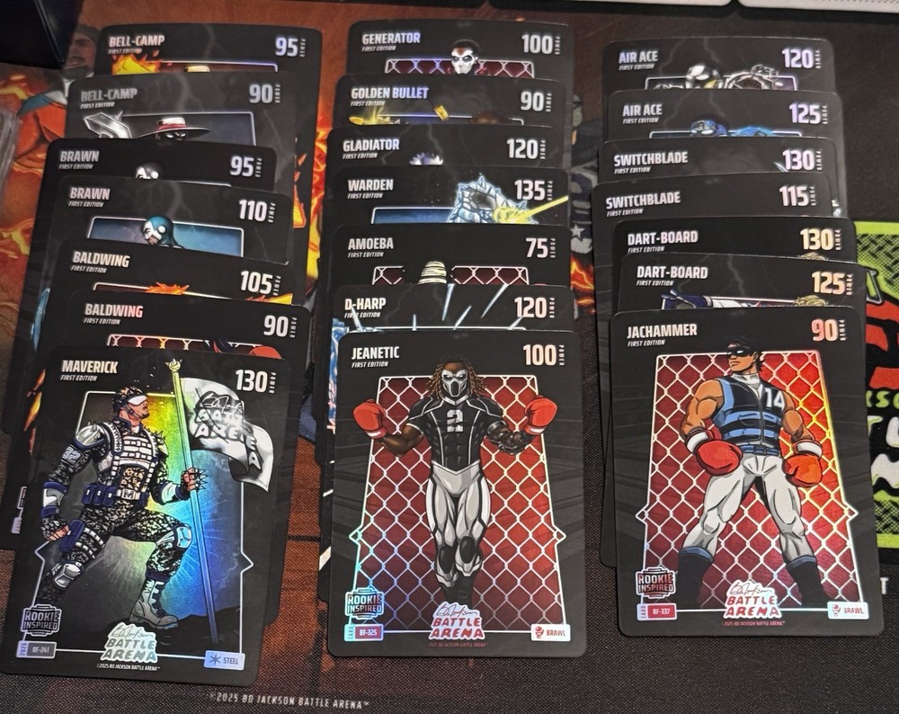 Bo Jackson Battle Arena Ken Griffey Jr Set 21 Card Rookie Battlefoil Lot