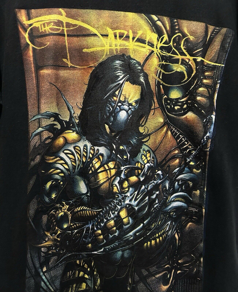 VINTAGE THE DARKNESS Album Rock Black Unisex Cotton T-Shirt BT019