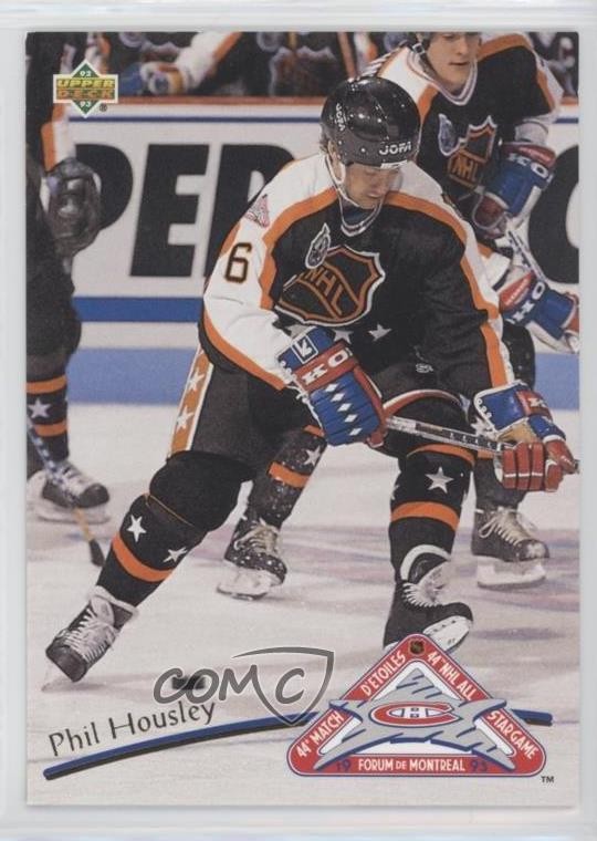 1992-93 Upper Deck All-Stars Phil Housley #26 Hockey HOF Card
