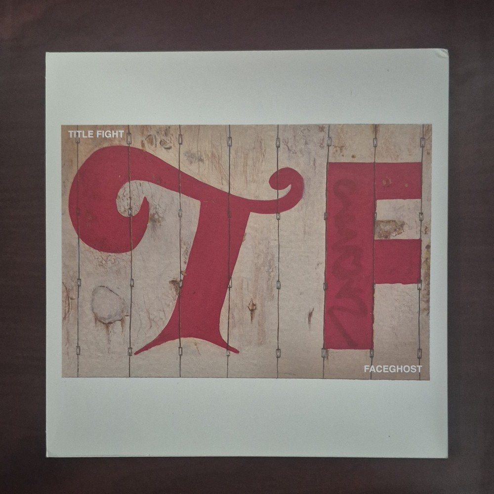 Vinyl Record Title Fight Faceghost Touché Amoré Crescent-Shaped Depression